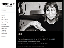 Tablet Screenshot of manzer.com